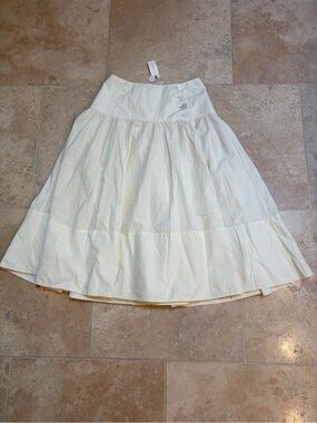 Maeve by Anthropologie Women's Cream Skirt